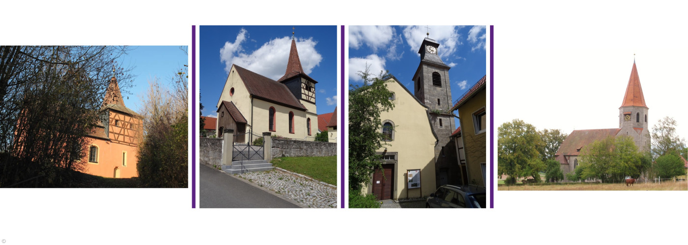 Kirchen der Pfarrei Kirchrimbach