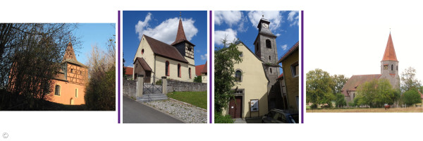 Kirchen der Pfarrei Kirchrimbach