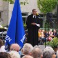 Der Gottesdienst: Pfarrer Joachim Roth aus Scheinfeld begrüßt die Gemeinde