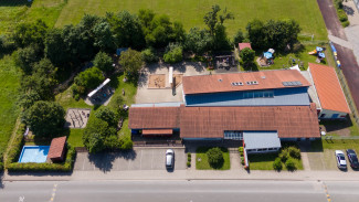 Blick auf den Evangelischen Kindergarten in Sugenheim