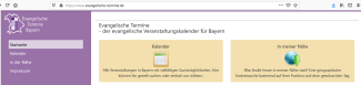 Starseite der Evangelischen Termine
