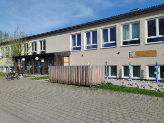 Außenansicht des Evang. Kindergartens "Mäusenest" in Markt Nordheim