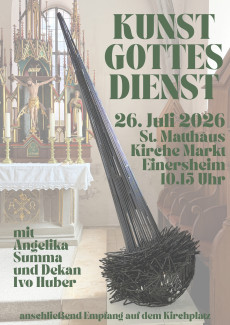Kunstgottesdienst am 26. Juli 2026 in Markt Einersheim
