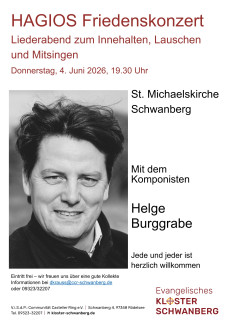 Hagios-Konzert mit Helge Burggrabe auf dem Schwanberg