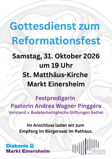 Reformationsgottesdienst in Markt Einersheim