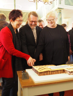 Dekanin Karin Hüttel, Dekan Ivo Huber, Dekanin Ursula Brecht