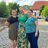 Dekanatsfrauenbeauftragte Syndi Schumann, Simone Adler, Barbara Haßler